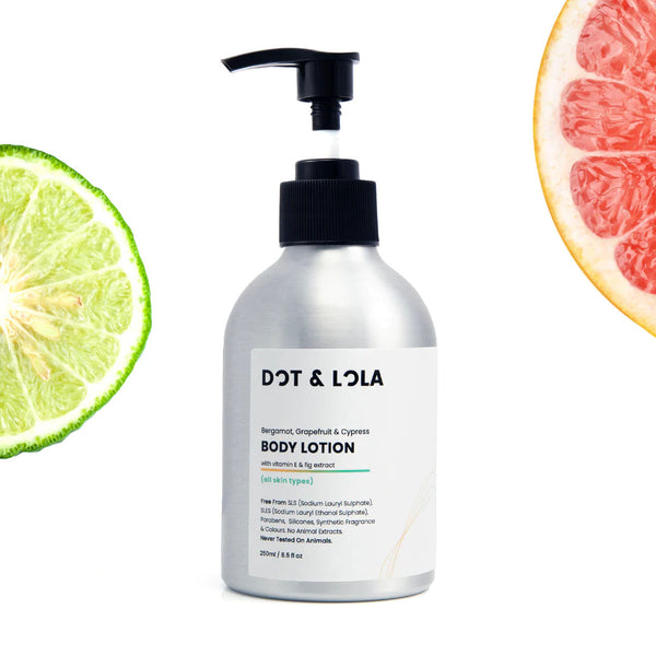 Natural Body Lotion - Organic Cypress, Bergamot and Grapefruit