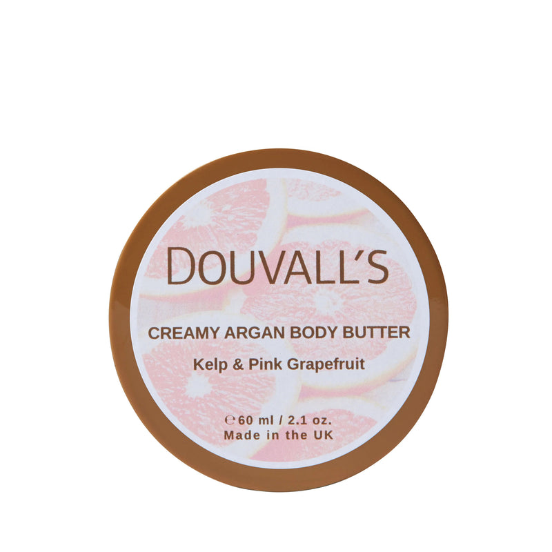Organic Creamy Argan Body Butter 60ml Five scents available