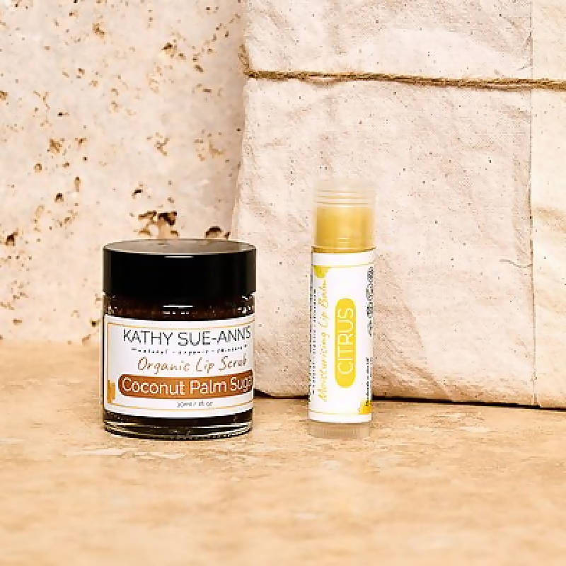 Lip Duo ~ Organic Lip Scrub & Lip Balm