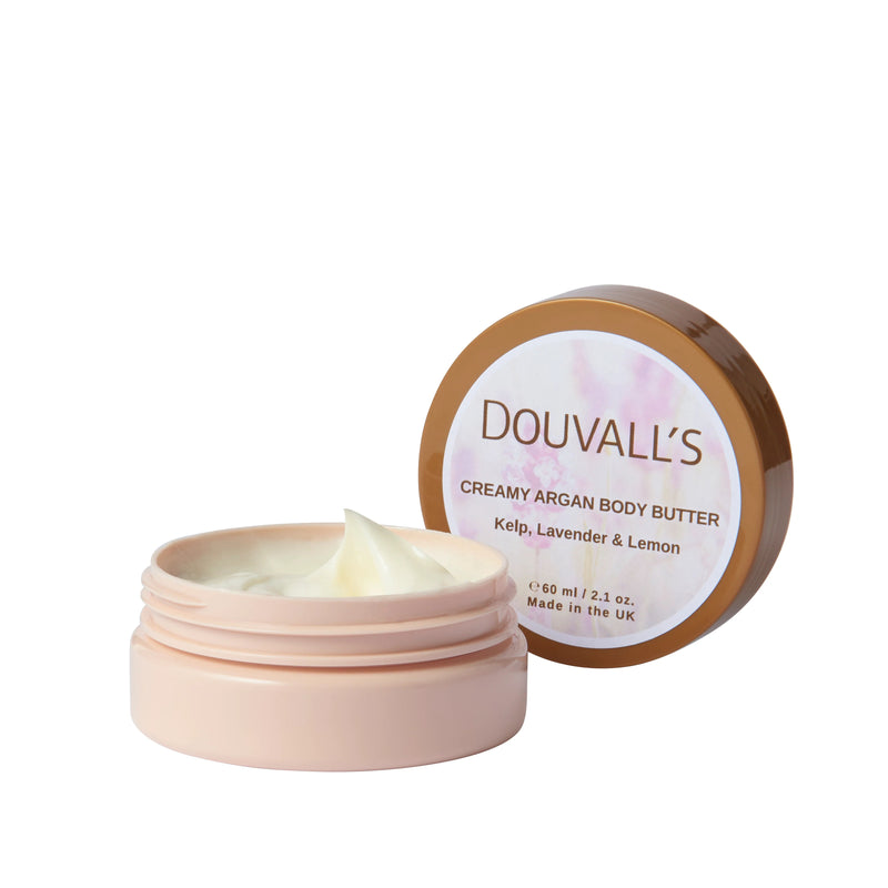 Organic Creamy Argan Body Butter 60ml Five scents available