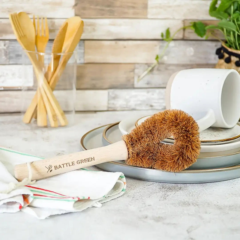 Beech Wood Long Handled Dish Brush
