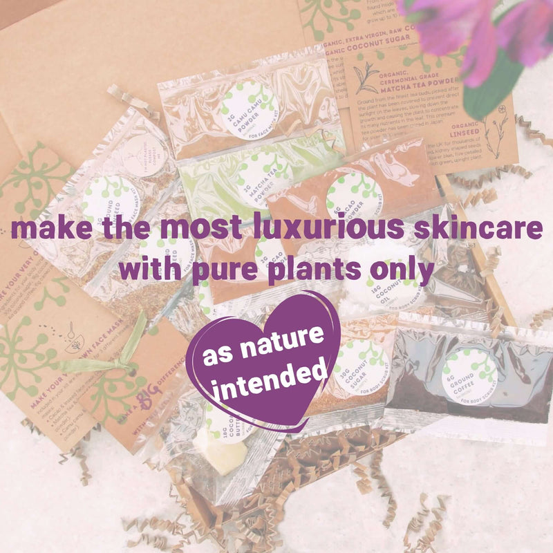 Make Your Own Organic Face Masks & Body Scrub Letterbox Kit