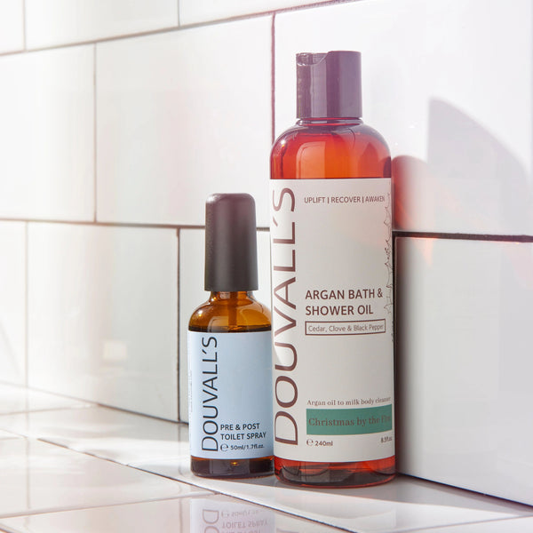 Argan Bath and Shower Oil ~ Christmas by the fire