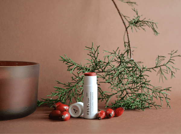 Natural Tinted Lip Balm "Brick", Vegan