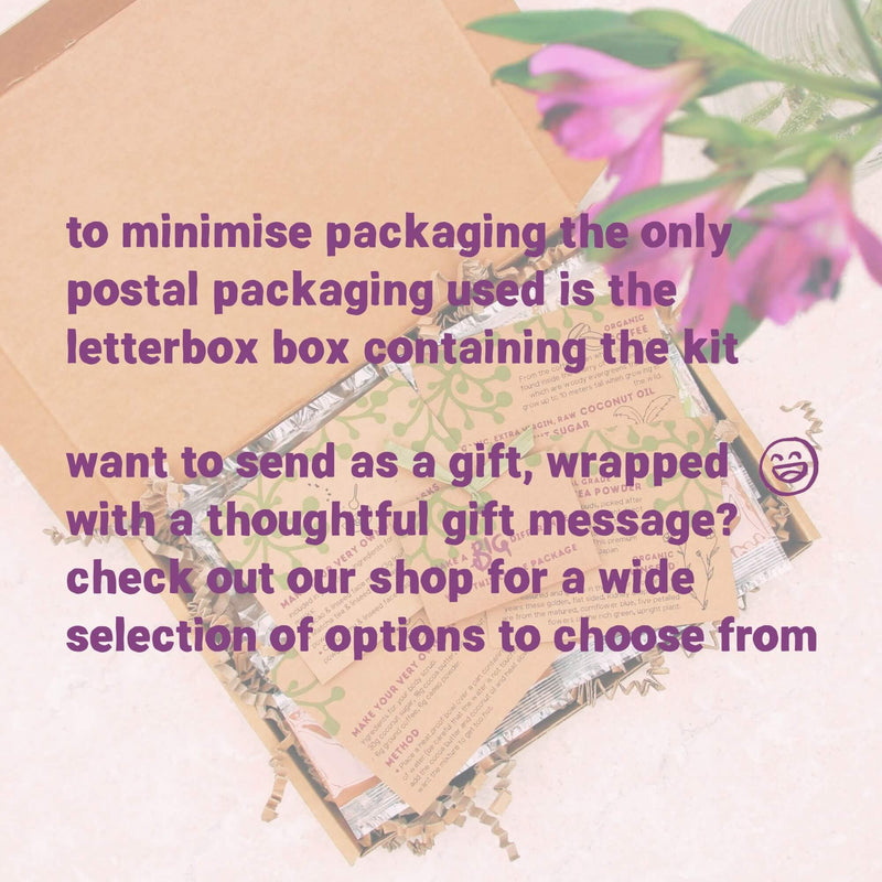 Make Your Own Organic Face Masks & Body Scrub Letterbox Kit
