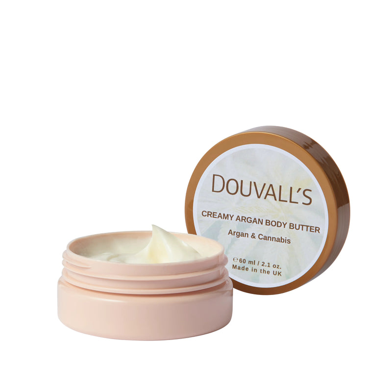 Organic Creamy Argan Body Butter 60ml Five scents available