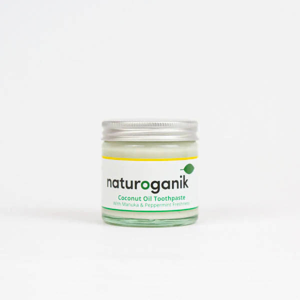 Natural Coconut Oil Toothpaste With Manuka & Peppermint Freshness