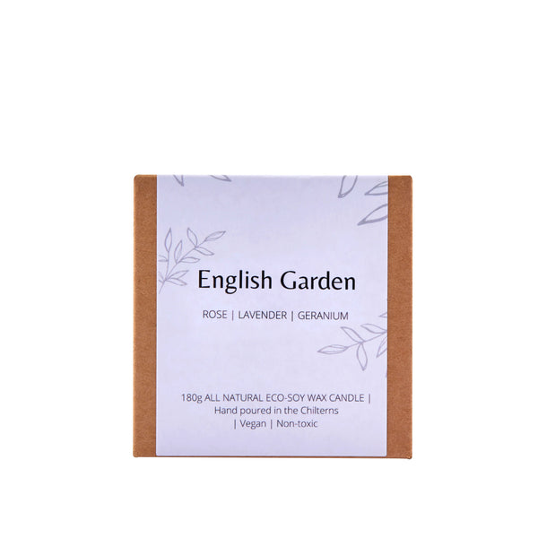 Eco Soy Wax scented Candles 180g | Hand-Poured in England with Expertly Blended Essential Oils