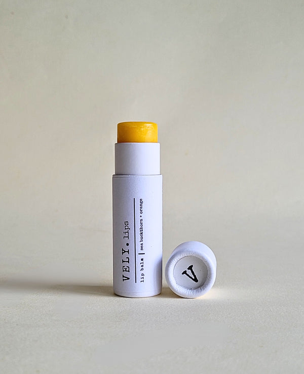 Natural Lip Balm With Sea Buckthorn and Orange