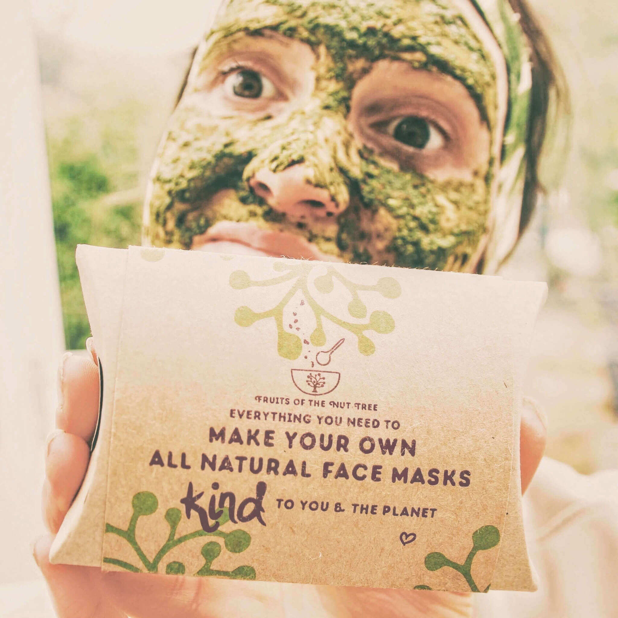 Make Your Own Cacao & Matcha Face Mask Kit