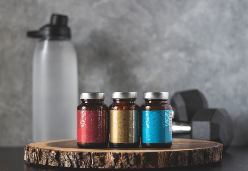 True Veda Men’s Health Bundle (Organic Pomegranate Extract, Triphala and Tumeric Gold)