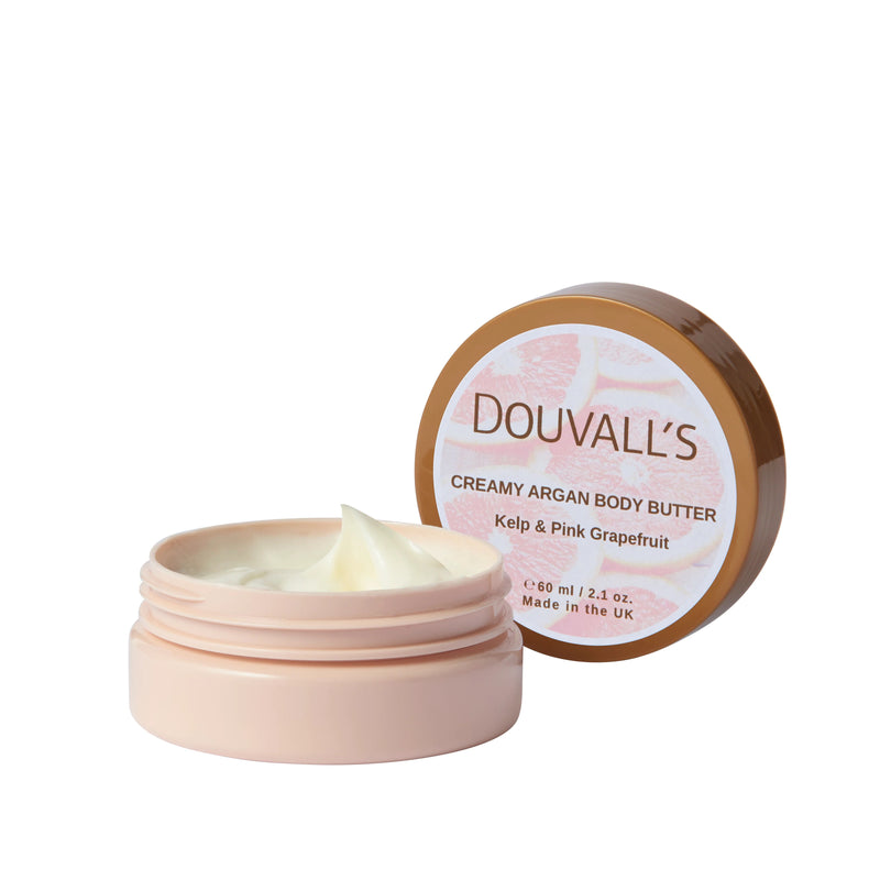 Organic Creamy Argan Body Butter 60ml Five scents available
