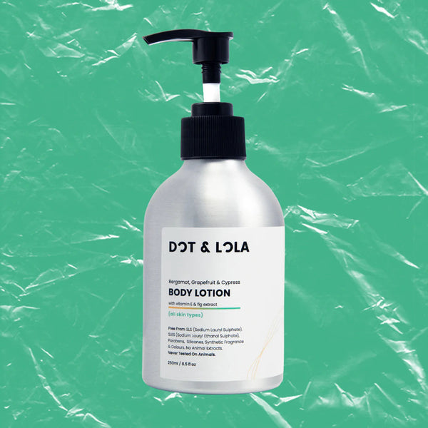 Natural Body Lotion - Organic Cypress, Bergamot and Grapefruit