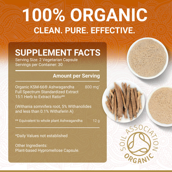 True Veda Relaxation Bundle (Organic Holy Basil Vitamin B6, Bacopa and Ashwagandha)