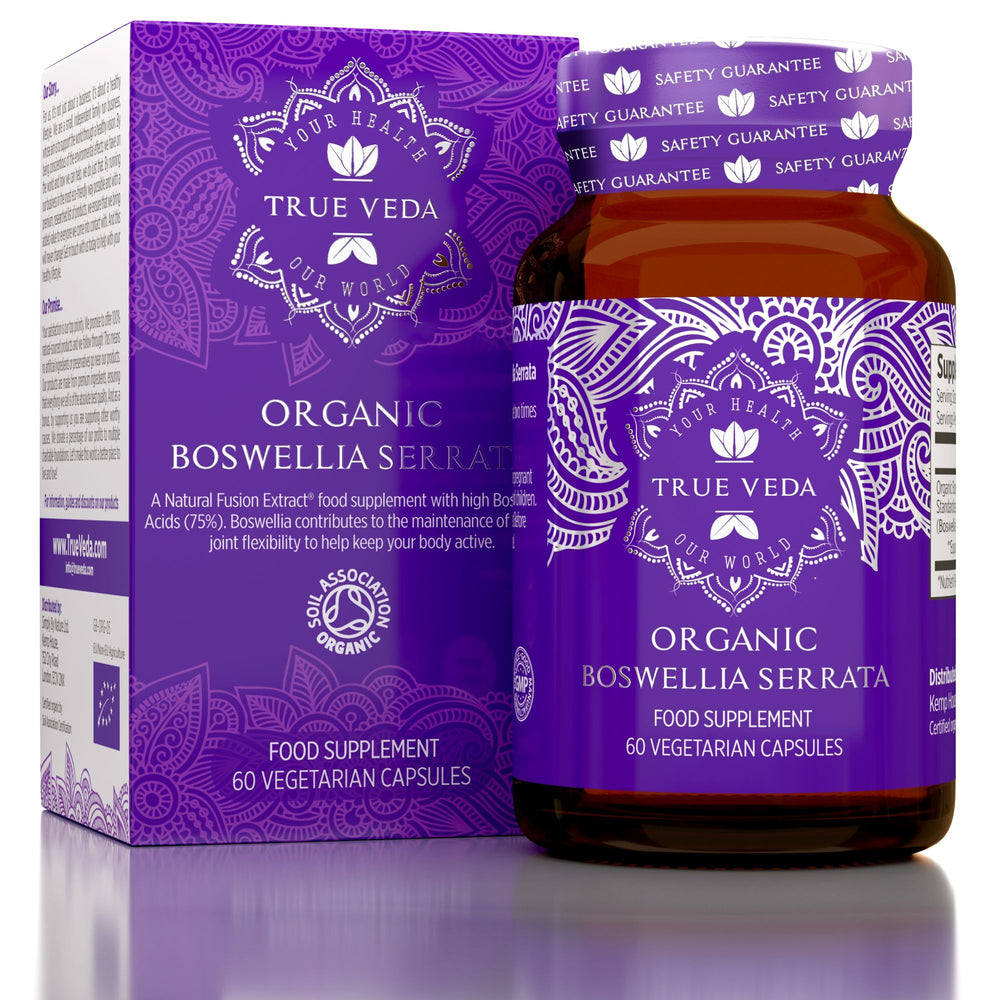 True Veda Organic Boswellia Serrata 60 Capsules