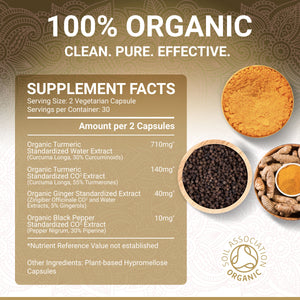 True Veda Men’s Health Bundle (Organic Pomegranate Extract, Triphala and Tumeric Gold)