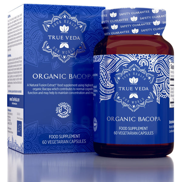 True Veda Organic Bacopa Monnieri 60 Capsules