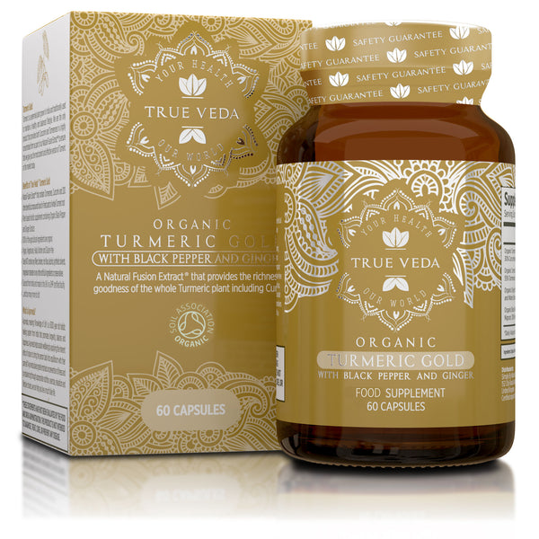 True Veda Organic Turmeric Gold 60 Capsules