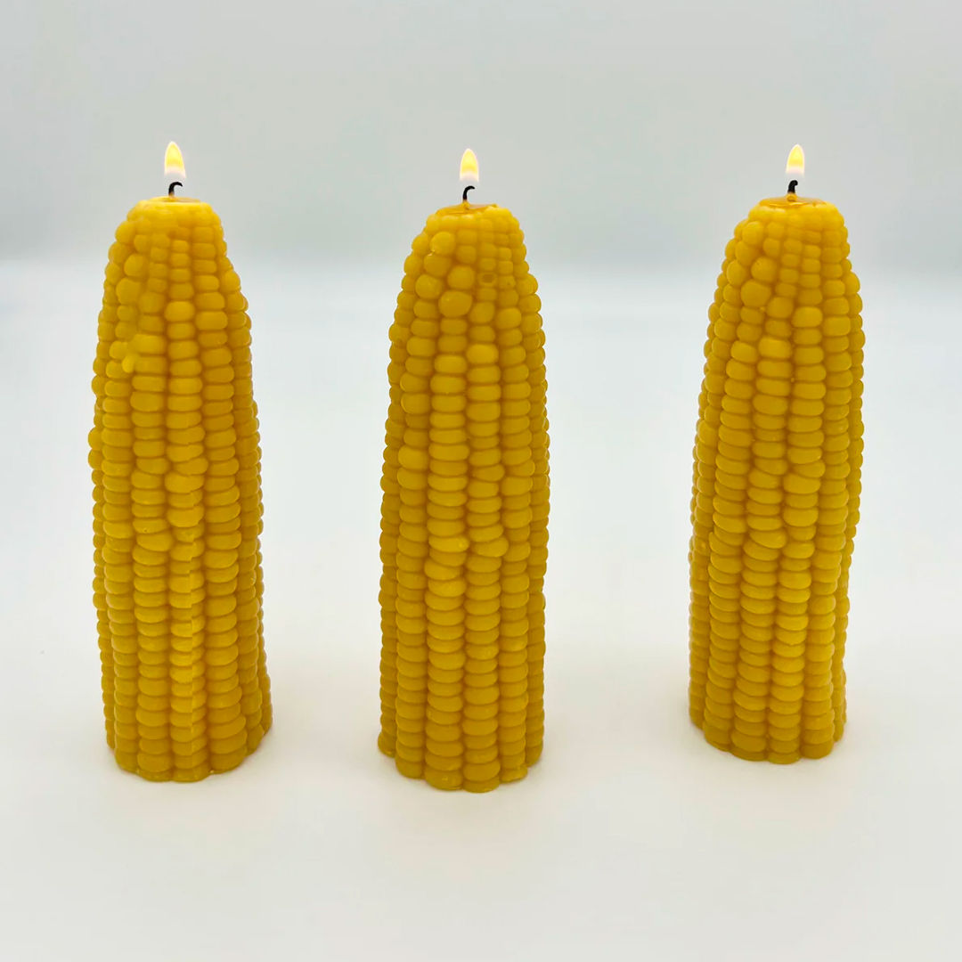 Corn on the Cob ~ Beeswax Candle