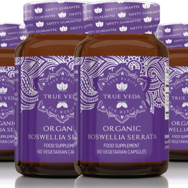 True Veda Organic Boswellia Serrata 360 Capsules (6 Bottles)