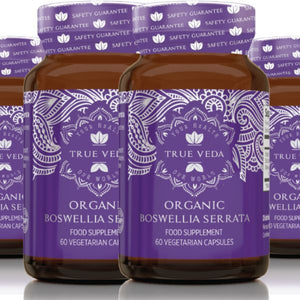 True Veda Organic Boswellia Serrata 360 Capsules (6 Bottles)