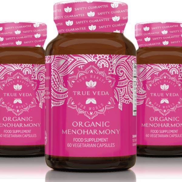 True Veda Organic MenoHarmony 180 Capsules (3 Bottles)