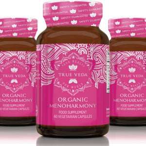 True Veda Organic MenoHarmony 180 Capsules (3 Bottles)
