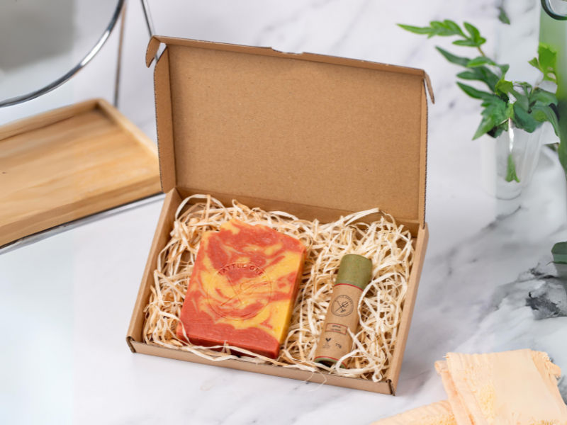 Lip Balm & Soap Slice Letterbox Gift