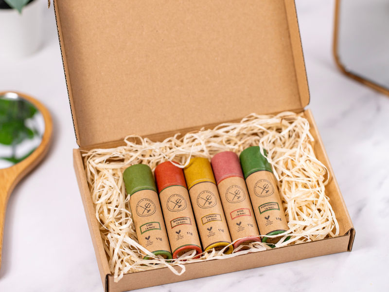 Natural Lip Balm Gift Set