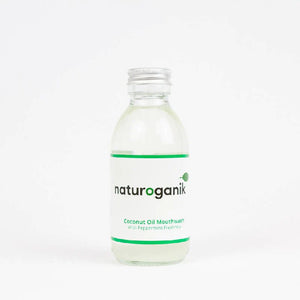 Natural Coconut Oil Mouthwash With Peppermint Freshness