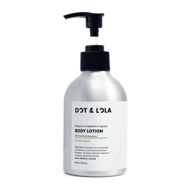 Natural Body Lotion - Organic Cypress, Bergamot and Grapefruit
