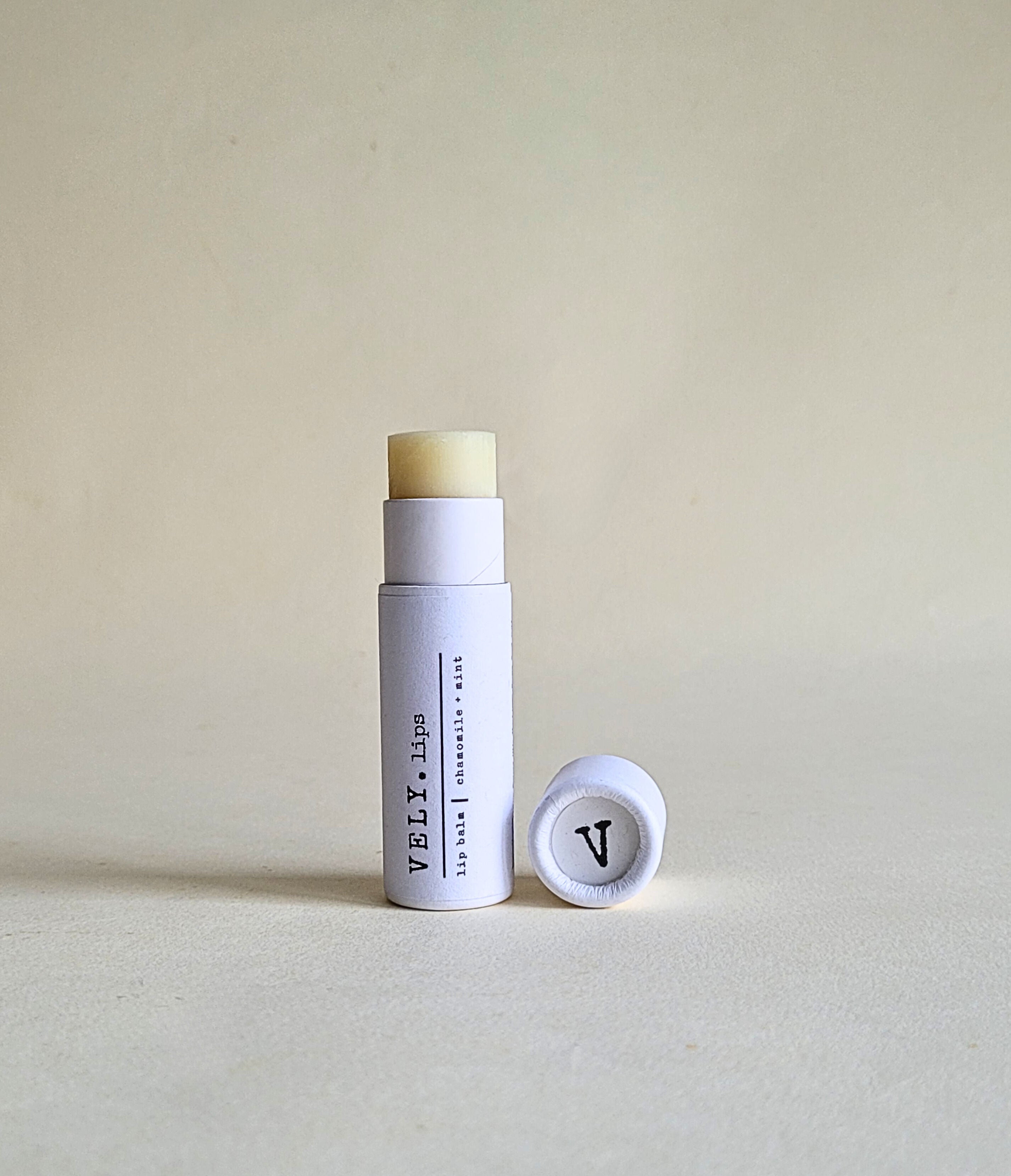 Vegan Lip Balm With Chamomile and Mint