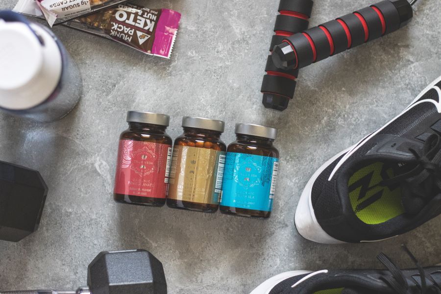 True Veda Men’s Health Bundle (Organic Pomegranate Extract, Triphala and Tumeric Gold)