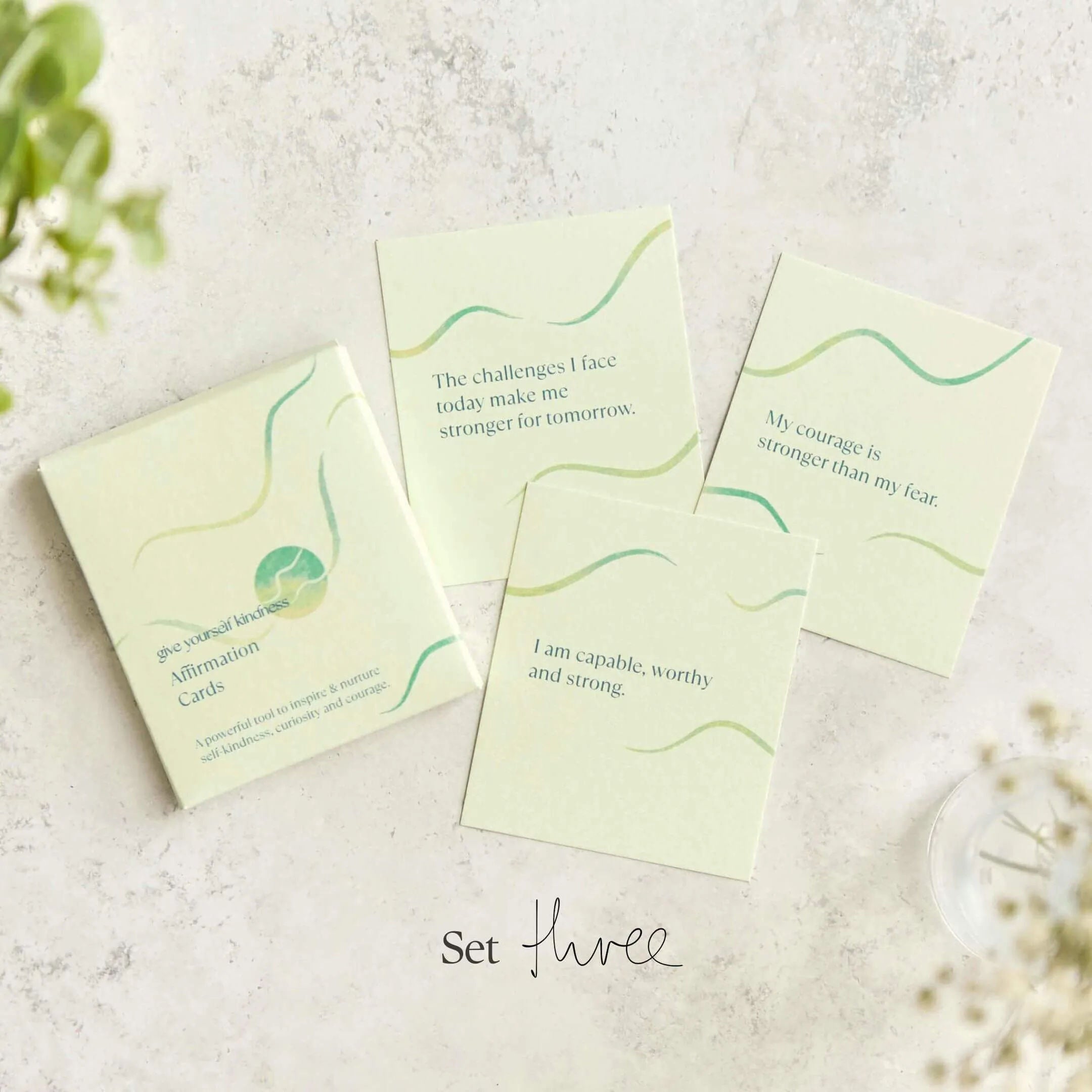 The Give Yourself Kindness Affirmation Cards
