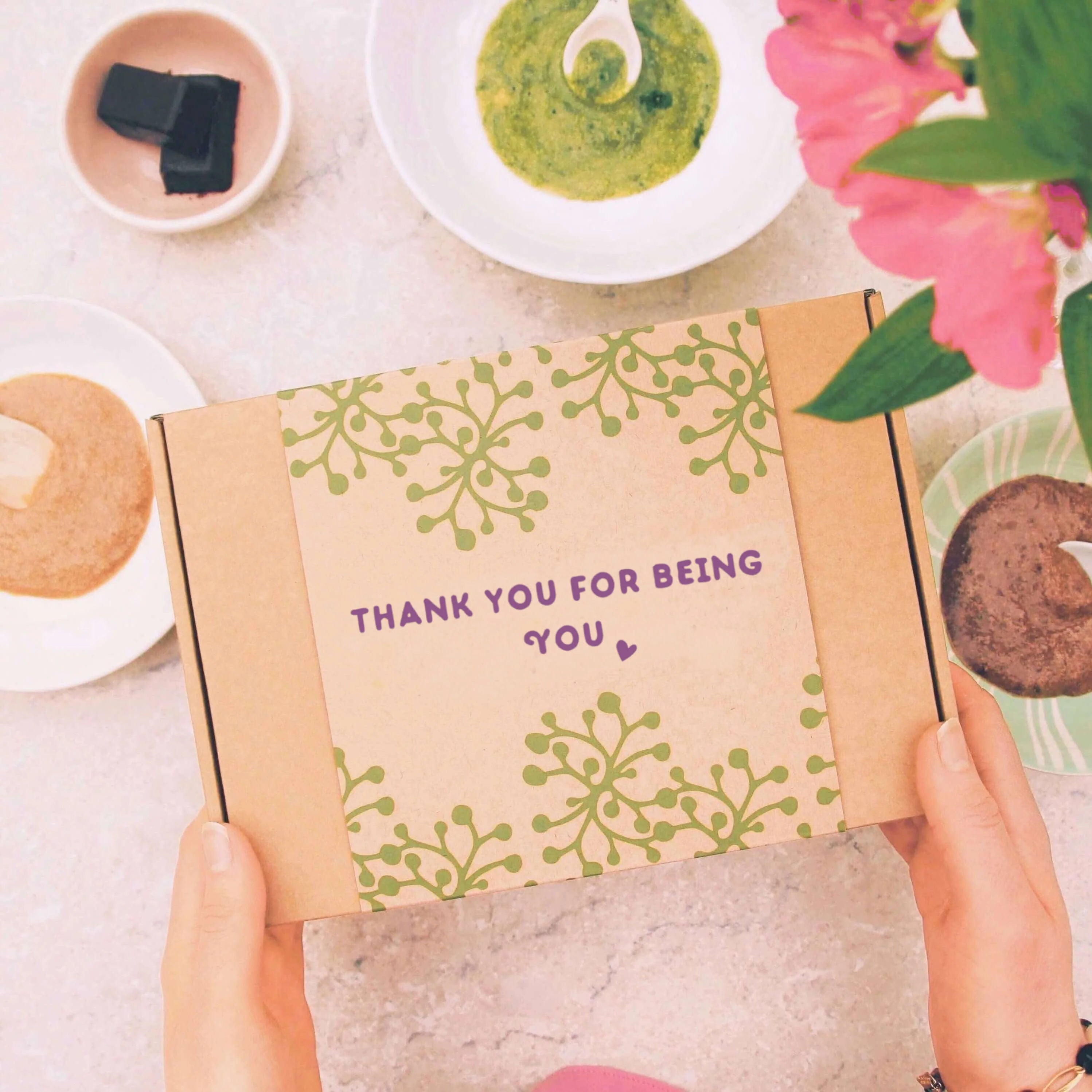 Thank You For Being You Organic Vegan Skincare Letterbox Gift