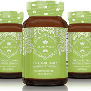 True Veda Organic Amla 180 Capsules (3 Bottles)