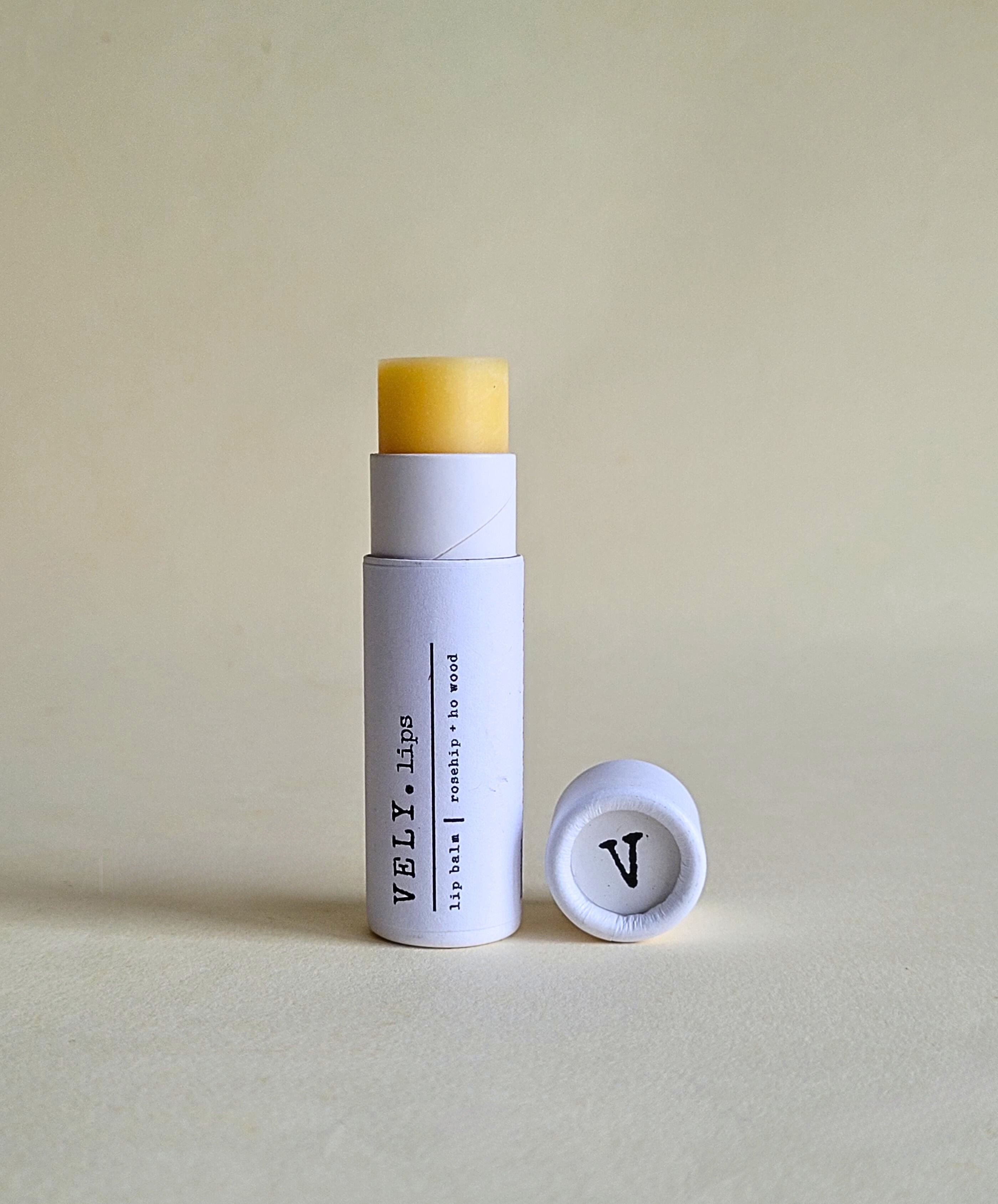 Natural Lip balm with Rosehip and Ho Wood