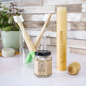 Plastic Free Bamboo Toothbrush Travel Case
