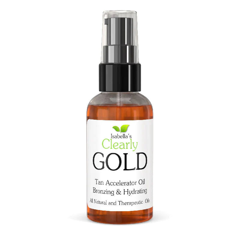 Clearly GOLD, Bronzing and Hydrating Sun Tanning Oil