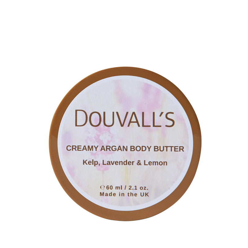Organic Creamy Argan Body Butter 60ml Five scents available