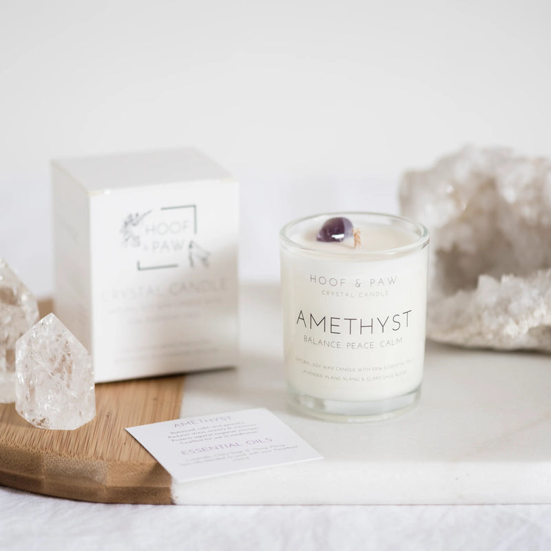 Amethyst Travel Candle ~ Made with Essential Oils