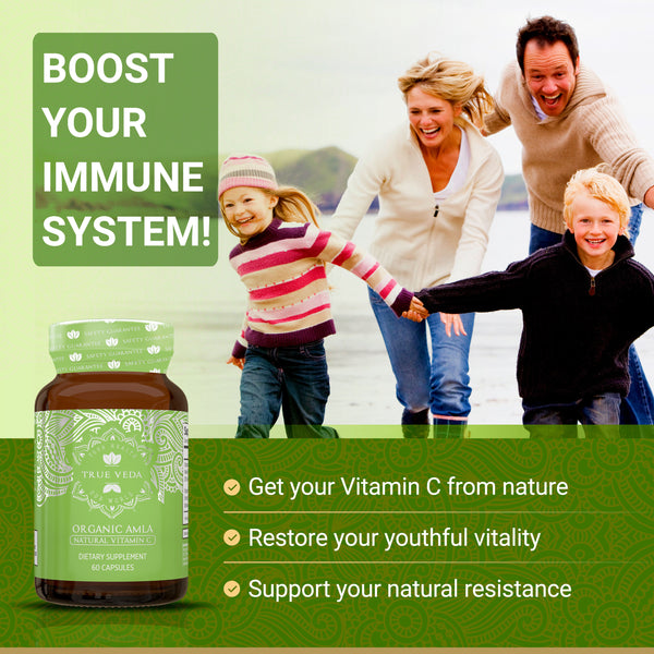 True Veda Organic Amla 60 Capsules