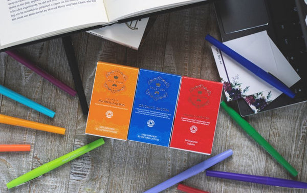 True Veda Brain Boost & Focus Bundle (Organic Ashwagandha, Bacopa and Moringa)