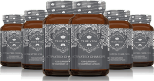 True Veda Activated Charcoal 360 Capsules (6 Bottles)