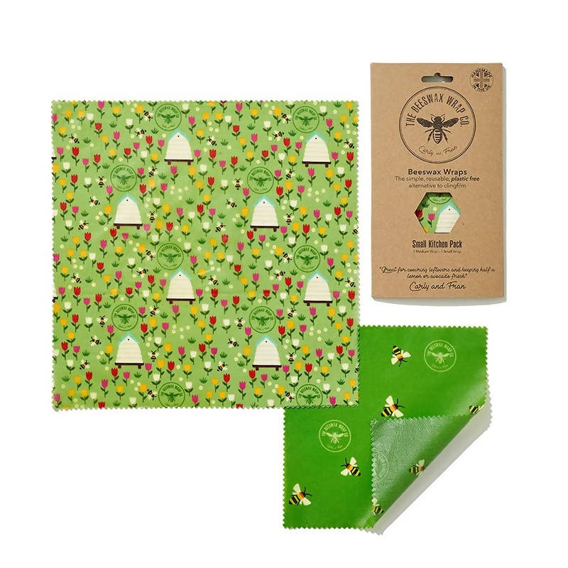 Floral Beeswax Food Wraps - Small Kitchen Pack